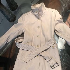 Kenneth Cole Wool Coat (Cream)
